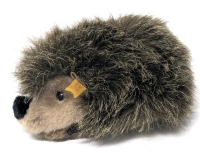 Absolutely Adorable Vintage STEIFF Germany Mini Hedgehog Plush with Ear Button & Cloth Tag - 6" Long