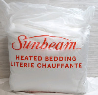 New Sunbeam Heated Bedding Pad