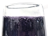 Gorgeous Tall Clear Rim Amethyst Glass Suspended Bubble Inclusions Vase - 14" Tall - 4