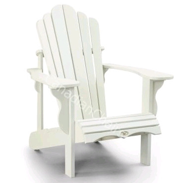 LeisureLine Adirondack chair , White - New in Box , Assembly required