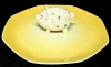 The Best Vintage 1950s MCM Czechoslovakia Polka Dot Pig Hors D'Oeuvre Plate Ever! - 12" Diameter - 3