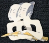 8 Vintage 1986 TWO'S COMPANY Japanese Ukiyo-e Style Geisha & Samurai Figural Napkin Rings - Designed by Judith Eloise Hooper - 4.75" Long ea - 2