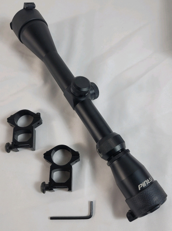 Pinty 3-9X40 Duplex Optical Hunting Rifle Scope .