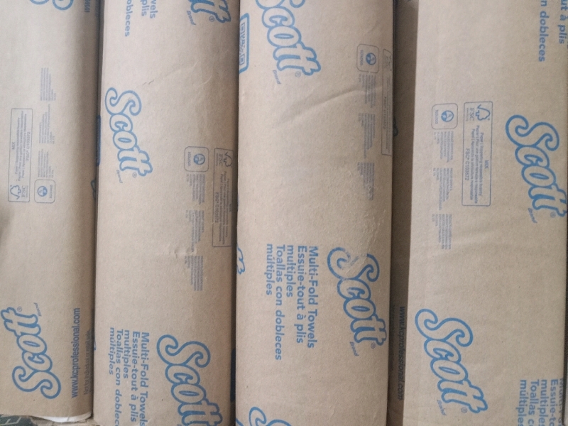 4000 New | 9.2" x 9.4" Scott Disposable Multi-Fold Towels | (16 Packs of 250)