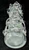 Really Neat Large Hand Blown Art Glass Vase with Organically Trailing Wrapped Glass - 14.6" Tall - 6