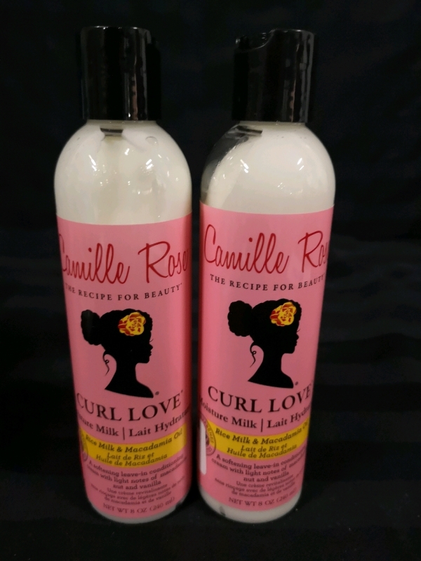 2 New Hair Curl Love Moisture Milk by Camille Rose 240ml each