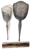 BIRKS STERLING 3-Piece Dresser Vanity Set : Brush, Mirror & Comb - Up to 12" Long