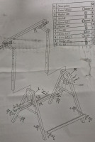 As New Lifting Folding Sawhorses - 440 lbs Capacity Height Adjustable Heavy Duty Support Frame