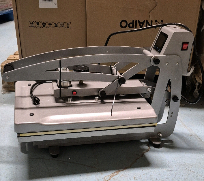 As New Large Heat Press Machine Tested For Power Only Model CH1702. 20 by 16" Plate
