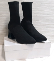 New Womens Black High Heels Size 6