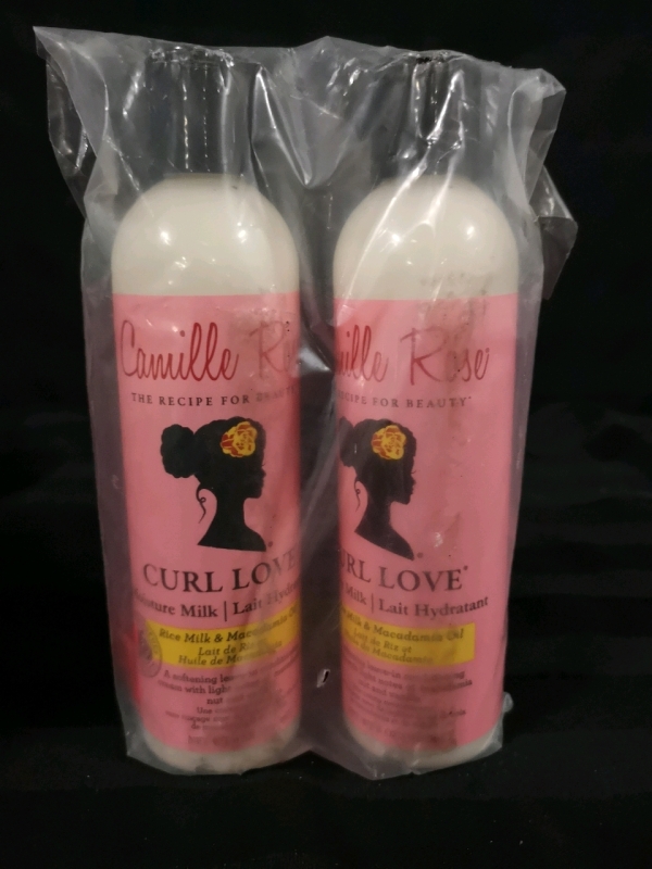 2 New Hair Curl Love Moisture Milk by Camille Rose 240ml each