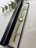 Vintage Timex Watch Women 16mm Gold Tone<br/>Octagon Dial Manual Wind 6.25" - 2