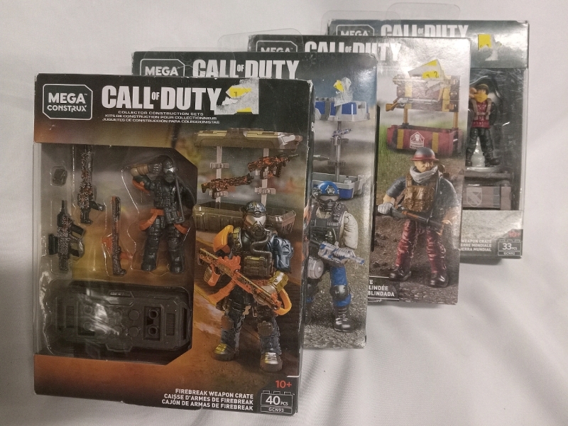 4 New | Mega Construx Call of Duty Building Kits