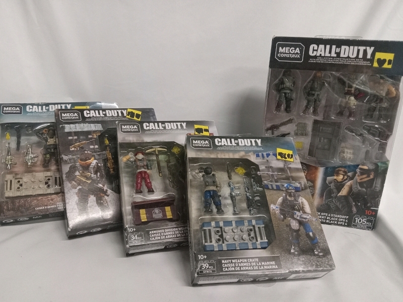 5 New | Mega Construx Call of Duty Building Kits