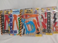 7 New | 10pcs Ea. Kids Toy Tool kits