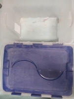 2 49.2L Totes | One w/ Lid One w/out