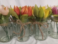 7 New | Gorgeous Faux Flowers in Jars | Perfect For Events/Showers!