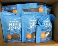 24 New DogsWell HIP & JOINT Beef Recipe Meatballs Dog Treats - 397g ea | BB 02/10/2025