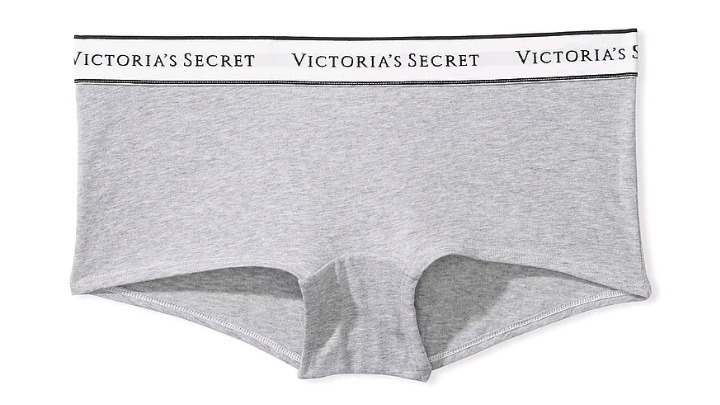 New | Women's Size Small Victoria's Secret Shorties Underwear | Color: Grey