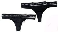 New Size XS & Small VICTORIA'S SECRET Logo Cotton Thongs