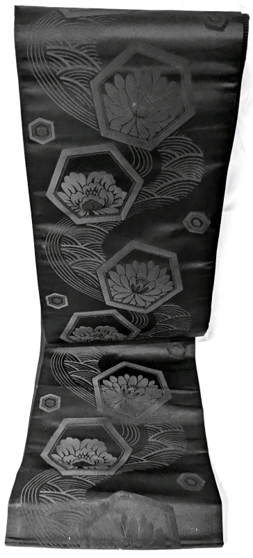 Absolutely Stunning Japanese OBI Belt - 13" Wide x 132" Long