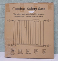 New - Cumbor Safety Gate . Fits Openings Between 29.7" to 40.6"