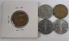1937 - 1952 Canadian King George VI 5 Cent Nickels , Complete Set . Consecutive Years , Including 42' Tombac , 47* & 51' Commemorative - 3