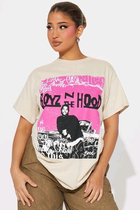 New Size Medium FashionNova Boyz N The Hood Graphic Tee ,