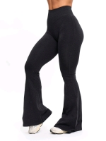 New Size Small Women's BUFF BUNNY Seamless Flare Leggings (Regular Length : Black) - Retails $68