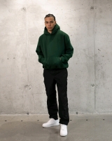 New Size Large Men's HOURS Drop Shoulder Hoodie - Forest Green | Retails $84!