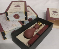 4 Stuart Houghton Personal Seal Sets w/ Wax | Letters G, N, F & Y
