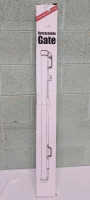 As New - 42" Dark Grey Retractable Gate .