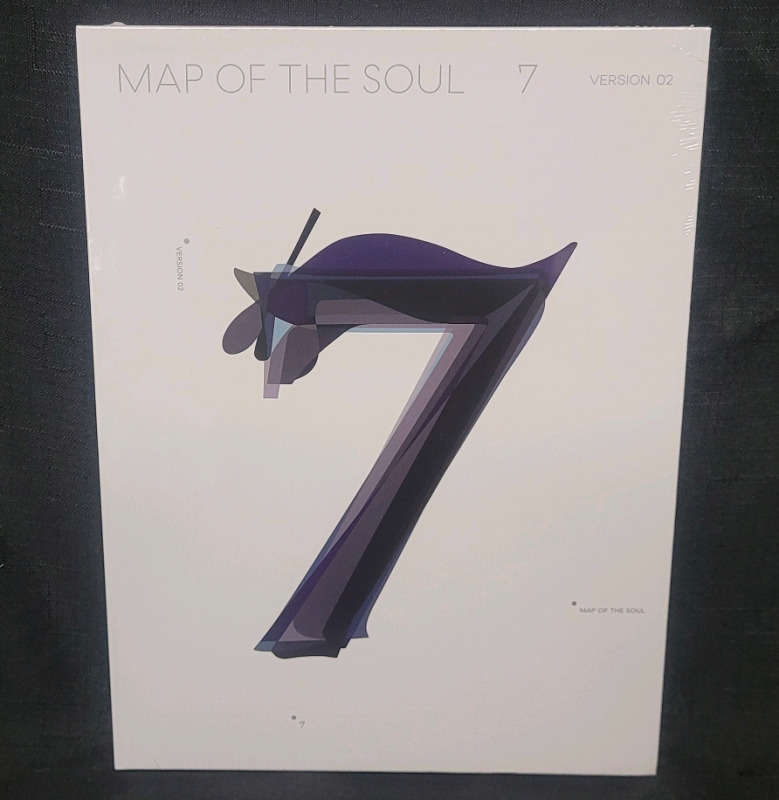 New BTS Korean Boy Band : Map of the Soul 7 (Version 2) - Audio CD Box Set . Retail $100