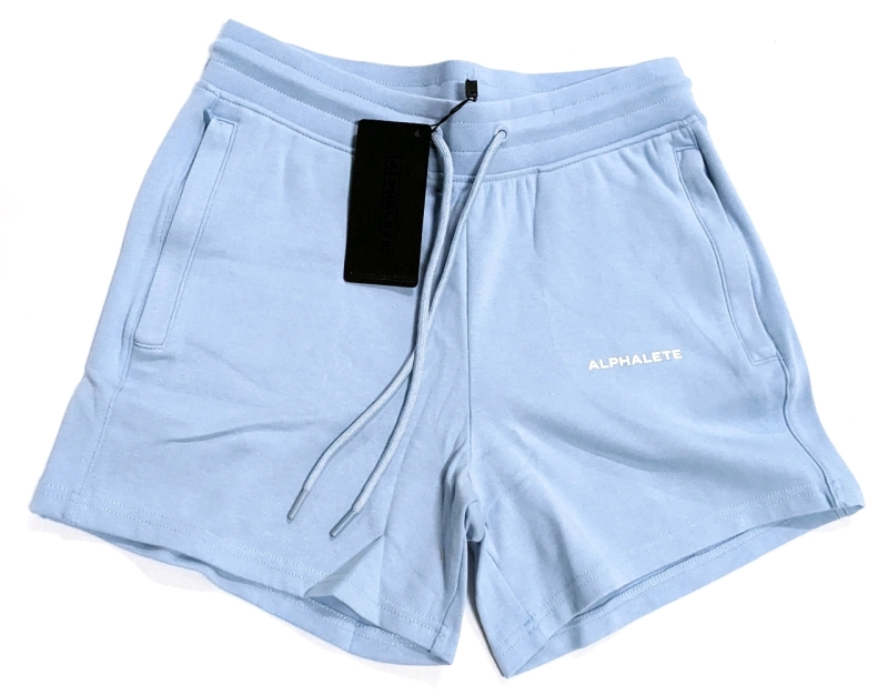 New ALPHALETE Women's sz Medium Essential Core Shorts: (Ice Blue)