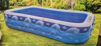 As New Timser Inflatable Pool 120" L x 72" W x 22" H for 7yr+
