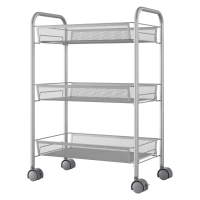 New: Homfa 3 Tier Mesh Kitchen Trolley