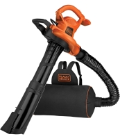 As New: Black+Decker 3 in 1 VacPack - 12 Amp Blower + Vacuum + Mulcher - On First Inspection Everything Appears to Be In Box