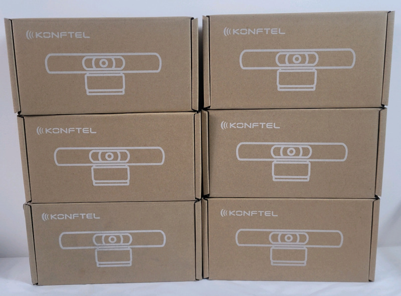 6 New Konftel CAM 20 Conference Camera / Web Cam w/Remote , Model # 931201001