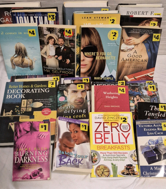 23 As New Novels and Books Hard & Soft Covers
