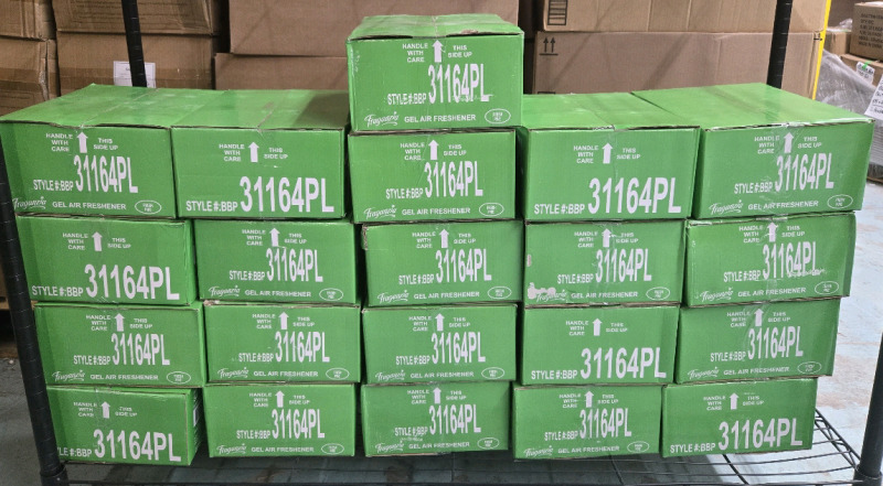 252 New | 170g Clorox Fraganza Gel Air Fresheners | Scented: Fresh Pine | * Vendor Lot Retails $400+ *