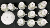 ROYAL ALBERT Silver Pine Creamer, Sugar Dish, Saucer & 9 Cups - 4
