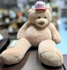 WOW!! New Giant Super Soft Teddy Bear - 44" Tall (With R&T's 5.8' Robyn to Show Scale) - 2
