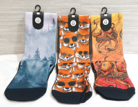 3 New Pairs of Small/Medium Size Crew Socks