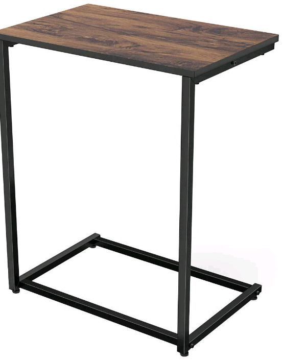 New | Homemaxs 27.2 x 12.6 x 20.5" Sofa Side End Table