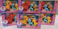 6 New | Family Horse Playset | Comes w/ 8 pcs Each Box!