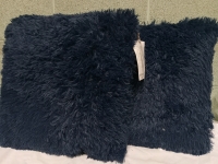 2 New | 20" x 20" Fluffy Plush Pillows