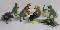 8 New Dinosaur & Creepy Animals Plastic Figures . Measures 3.5"&times;6"