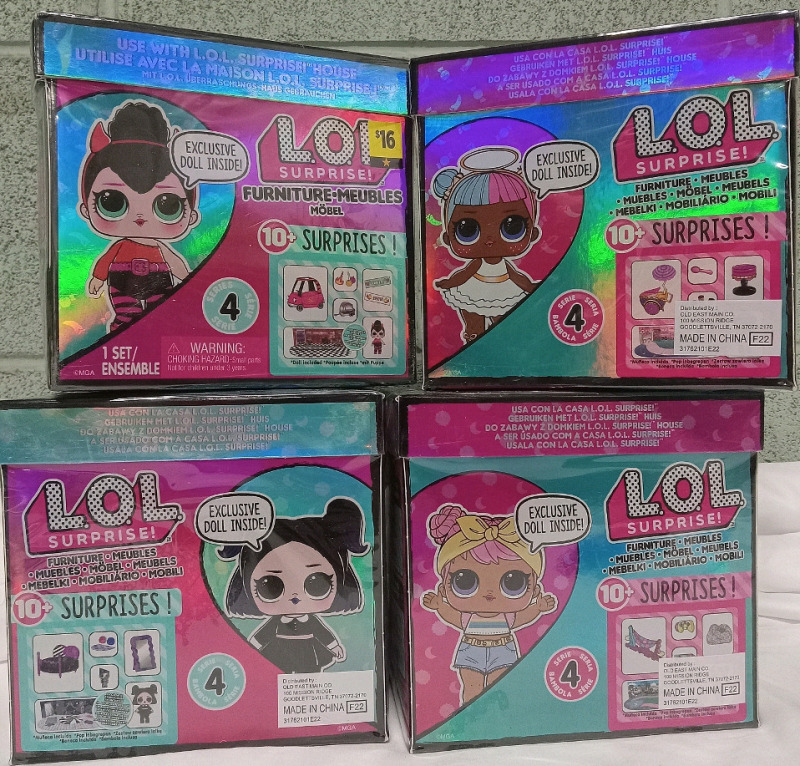4 New | LOL Surprise Series 4 Surprise Boxes | Each Comes w/ 10+ Surprises & Doll