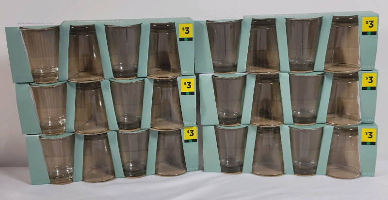 24 New TrueLiving 1.8oz. Shot Glasses . 6 Sets of 4
