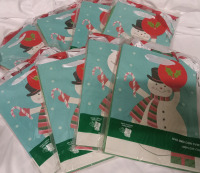 8 New Packs of 8" x 6&frac12;" Christmas Bags | Each Pack Has 8 Bags